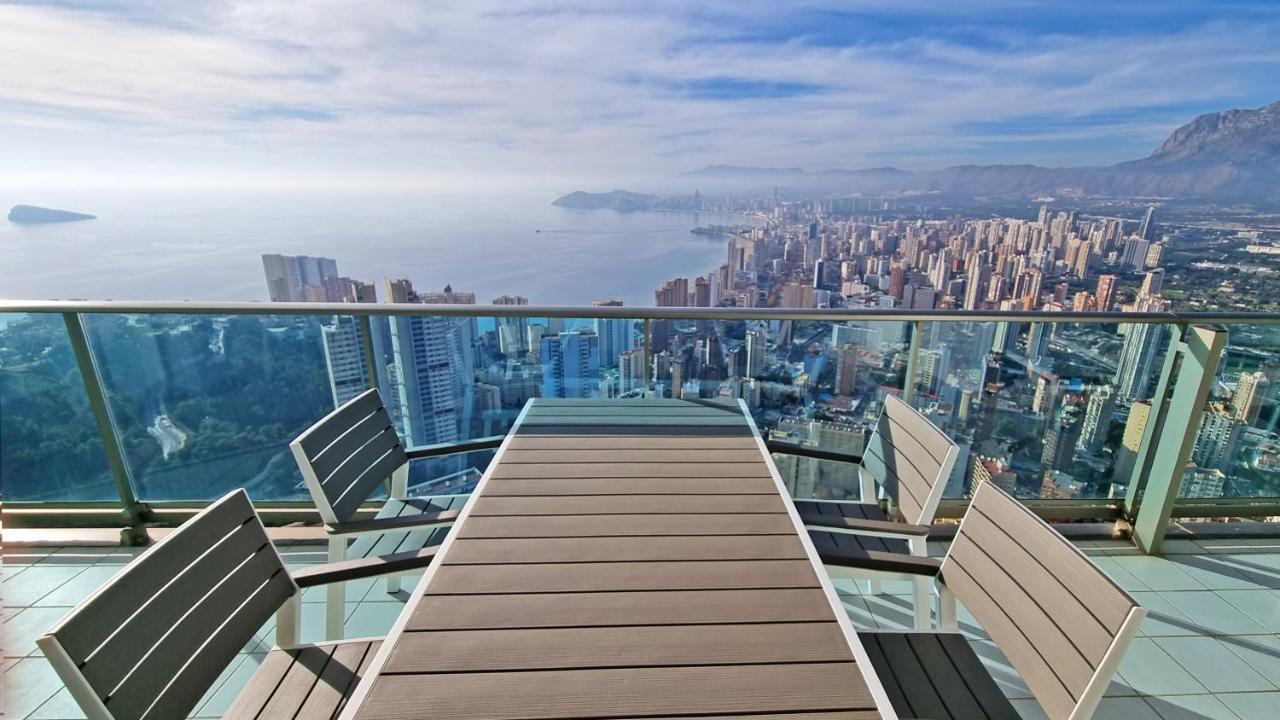 Skyline 41 Gran Lujo, Terraza Grande Y Vistas Al Mar - Planta 41 Apartment Бенидорм Екстериор снимка