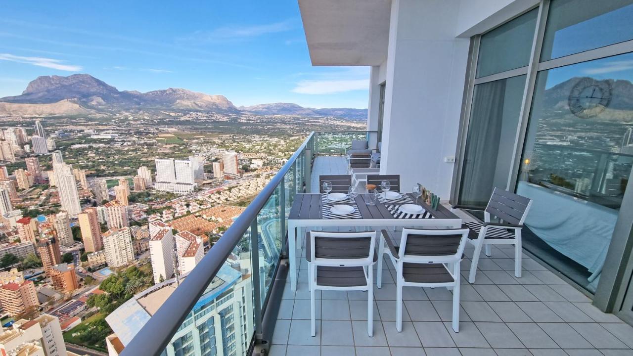 Skyline 41 Gran Lujo, Terraza Grande Y Vistas Al Mar - Planta 41 Apartment Бенидорм Екстериор снимка