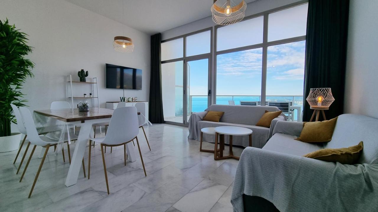 Skyline 41 Gran Lujo, Terraza Grande Y Vistas Al Mar - Planta 41 Apartment Бенидорм Екстериор снимка