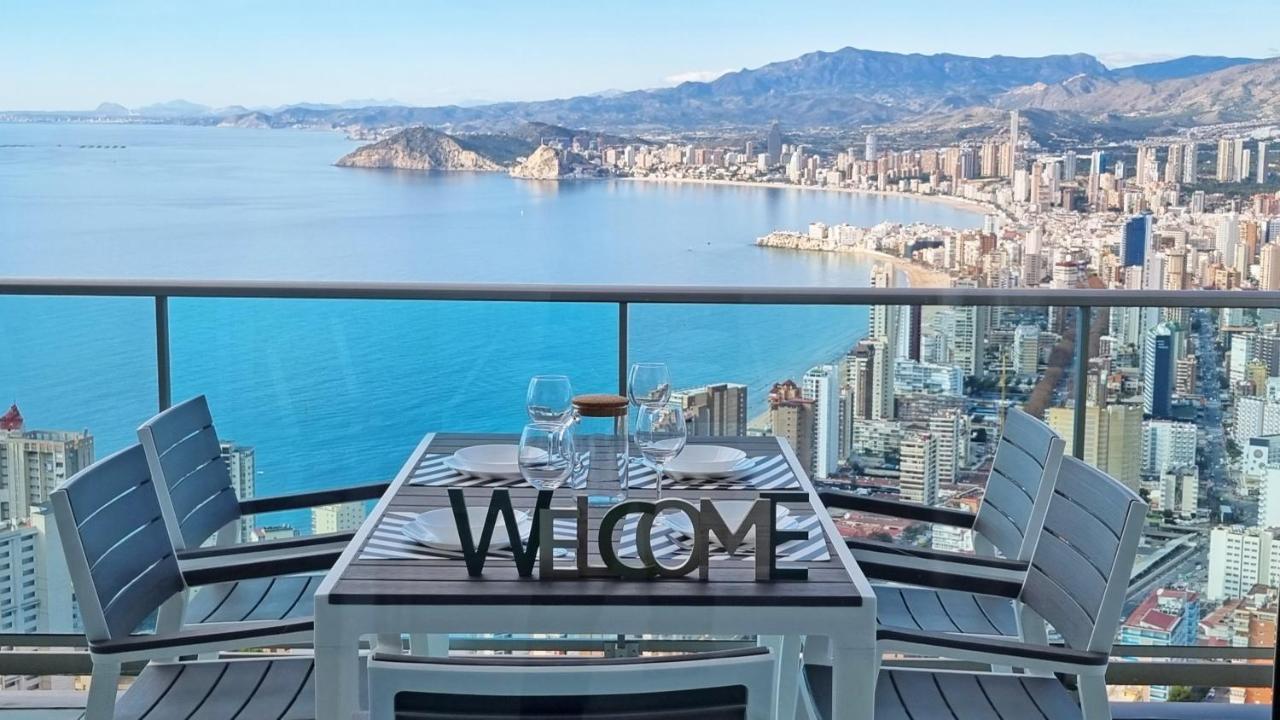Skyline 41 Gran Lujo, Terraza Grande Y Vistas Al Mar - Planta 41 Apartment Бенидорм Екстериор снимка