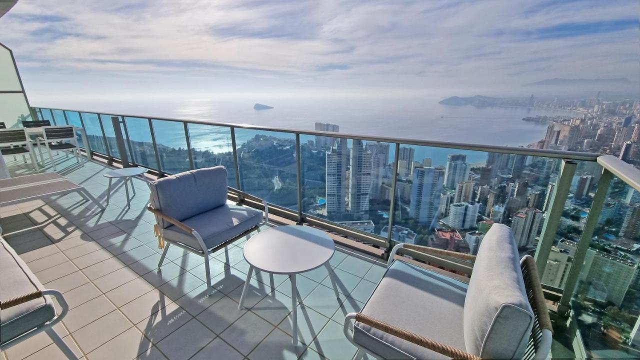 Skyline 41 Gran Lujo, Terraza Grande Y Vistas Al Mar - Planta 41 Apartment Бенидорм Екстериор снимка
